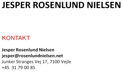 Jesper Rosenlund Nielsen, konsulent, erfaren projektleder og linjeleder